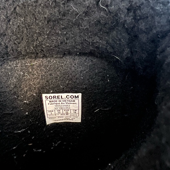 SOREL Yoot PAC TP boot (youth size 1) - Picture 9 of 11